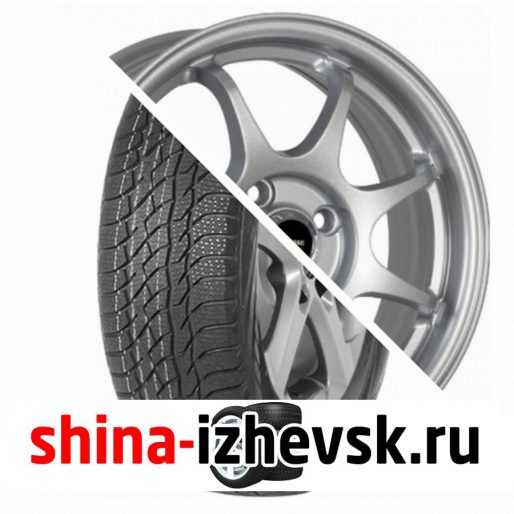 Колесо в сборе Viatti Bosco зима (V-526) 205/70 R15 T 96 + Megami MGM-4 6xR15 4×100 ET40 DIA60.1 Серебристый в Ижевске